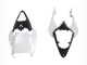 Carena Moto Yamaha YZF 600 R6 2008-2016 - Bianco Nero Opaco Rosso Decals