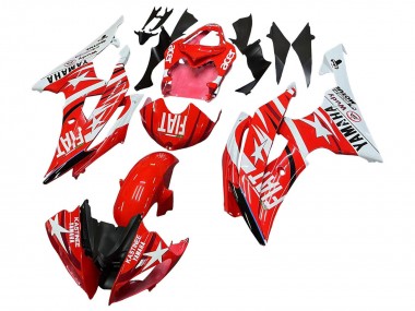 Carena Moto Yamaha YZF 600 R6 2008-2016 - Bianco Rosso Nero Fiat Acer Fabbrica