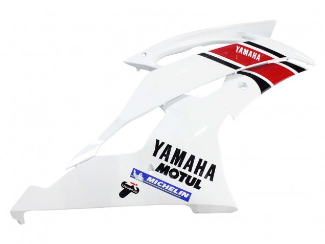 Carena Moto Yamaha YZF 600 R6 2008-2016 - Bianco Rosso Nero Motul Michelin
