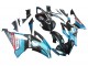 Carena Moto Yamaha YZF 600 R6 2008-2016 - Azzurro Chiaro Nero Opaco Petronas ENEOS