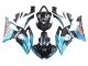 Carena Moto Yamaha YZF 600 R6 2008-2016 - Azzurro Chiaro Nero Opaco Petronas ENEOS