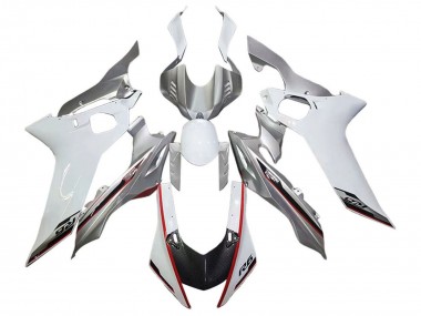 Carene Moto Yamaha YZF 600 R6 2017-2025 - Argento Bianco Rosso Nero Fabbrica