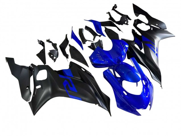 Carene Moto Yamaha YZF 600 R6 2017-2025 - Blu Nero Opaco
