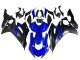 Carene Moto Yamaha YZF 600 R6 2017-2025 - Blu Nero Opaco