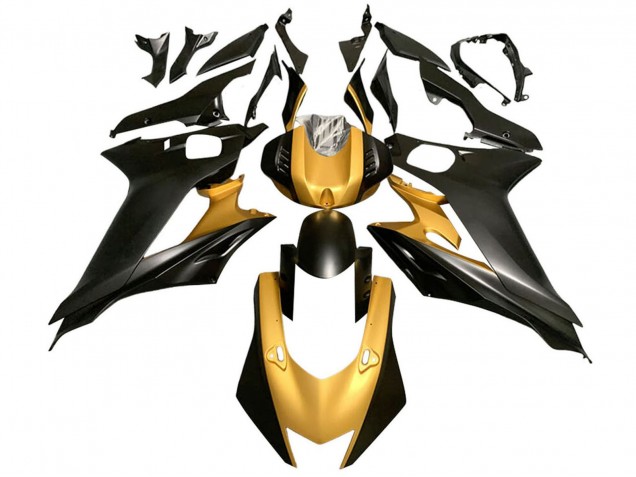 Carene Moto Yamaha YZF 600 R6 2017-2025 - Oro Nero Opaco