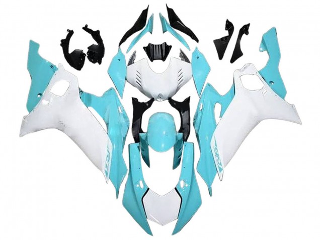 Carene Moto Yamaha YZF 600 R6 2017-2025 - Bianco Azzurro Chiaro