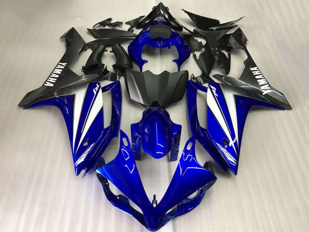Carena Moto Yamaha YZF R1 2007-2008 - Blu Bianco Nero Opaco