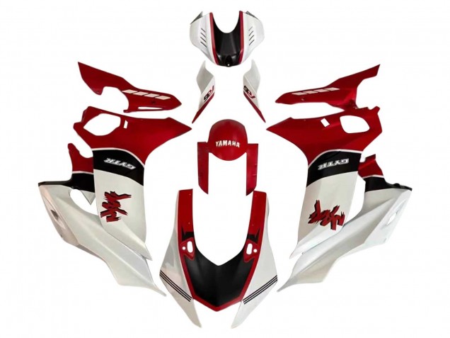 Carena Moto Yamaha YZF 600 R6 2017-2025 - Bianco Rosso Nero