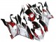 Carene Moto Yamaha YZF 600 R6 2017-2025 - Bianco Rosso Nero Semakin Didepan
