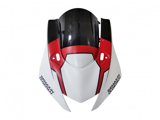 Carene Moto Yamaha YZF 600 R6 2017-2025 - Bianco Rosso Nero Semakin Didepan