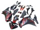 Carena Moto Honda CBR250RR 2011-2015 - Nero Opaco Rosso Banda