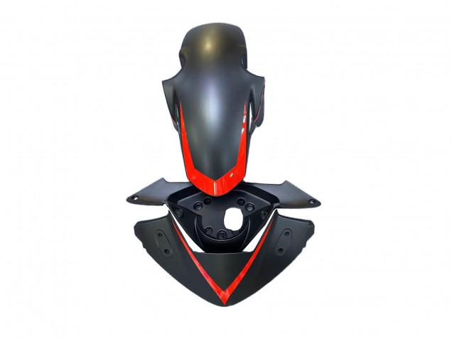 Carena Moto Honda CBR250RR 2011-2015 - Nero Opaco Rosso Banda