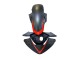Carena Moto Honda CBR250RR 2011-2015 - Nero Opaco Rosso Banda