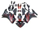 Carena Moto Honda CBR250RR 2011-2015 - Nero Opaco Rosso Banda
