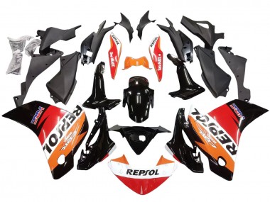 Carena Moto Honda CBR250RR 2011-2015 - Arancia Bianco Rosso Nero Lucido HRC Repsol Fabbrica