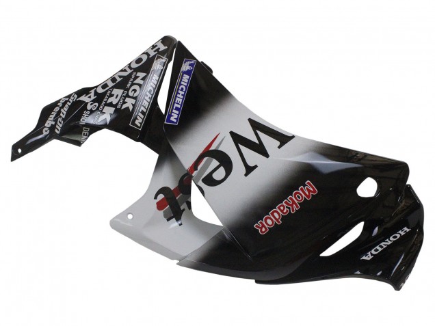 Carena Moto Honda CBR250RR 2011-2015 - Nero Lucido Bianco West Rosso HRC 62