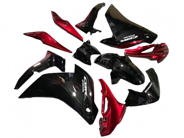 Carena Moto Honda CBR250RR 2011-2015 - Nero Lucido Rosso
