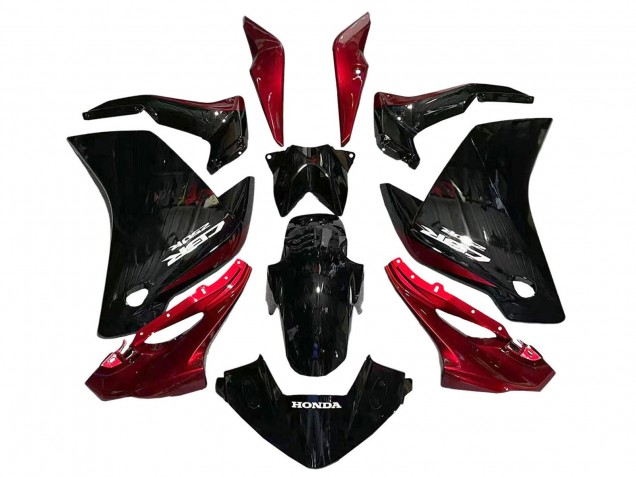 Carena Moto Honda CBR250RR 2011-2015 - Nero Lucido Rosso