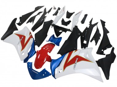 Carena Moto Honda CBR250RR 2011-2015 - Bianco Rosso Azzurro Chiaro Fabbrica
