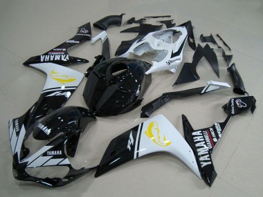 Carena Moto Yamaha YZF R1 2007-2008 - Bianco Nero Giallo Dolphin Fabbrica