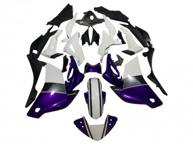 Carena Moto Honda CBR250RR 2011-2015 - Bianco Viola Scuro Nero Fabbrica