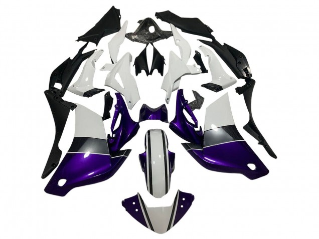 Carena Moto Honda CBR250RR 2011-2015 - Bianco Viola Scuro Nero