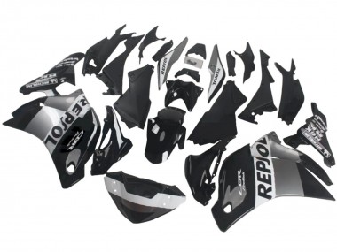 Carena Moto Honda CBR250RR 2011-2015 - Argento Bianco Nero Lucido Repsol Fabbrica