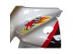 Carena Moto Honda VTR1000 2000-2006 - Argento Rosso Nero Banda Corsa