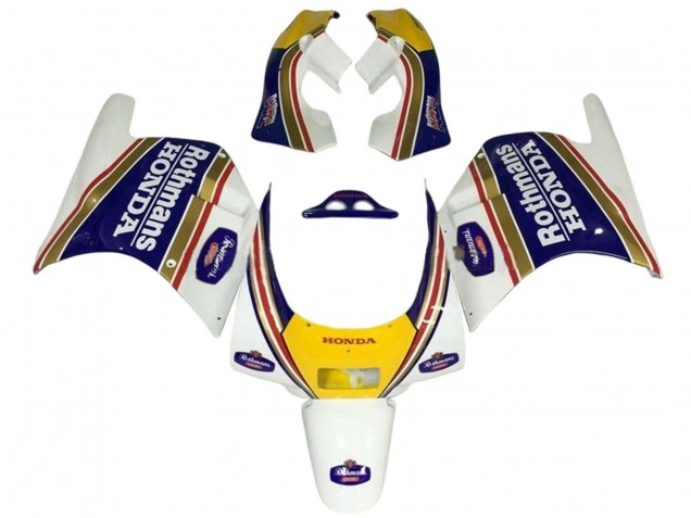 Carena Moto Honda NSR250R 1988-1989 - Bianco Giallo Blu Rothmans