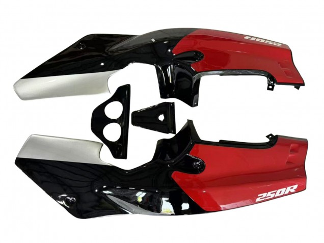 Carena Moto Honda NSR250R 1988-1989 - Argento Rosso Nero Lucido