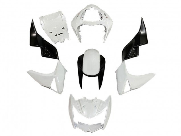 Carena Moto Kawasaki Z1000 2003-2006 - Bianco Nero Lucido