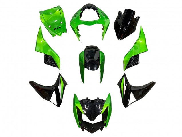 Carena Moto Kawasaki Z1000 2003-2006 - Verde Nero Lucido