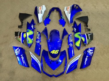 Carena Moto Kawasaki Z1000 2010-2013 - Bianco Blu Giallo Mostro Fabbrica