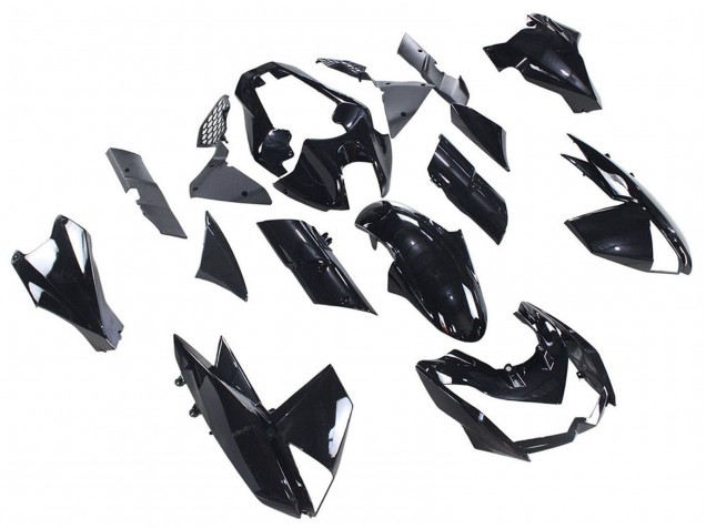 Carena Moto Kawasaki Z1000 2010-2013 - Nero Lucido