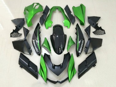 Carena Moto Kawasaki Z1000 2010-2013 - Verde Nero Lucido Fabbrica