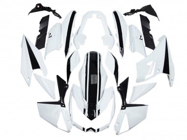 Carena Moto Kawasaki Z1000 2010-2013 - Bianco Nero Fabbrica