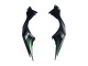 Carena Moto Kawasaki Z1000 2014-2019 - Nero Verde Grigio