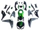 Carena Moto Kawasaki Z1000 2014-2019 - Nero Verde Grigio