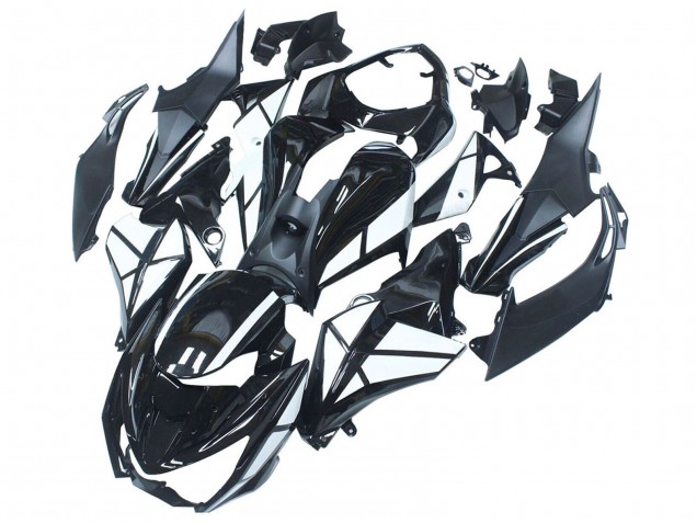 Carena Moto Kawasaki Z1000 2014-2019 - Nero Lucido Nero Opaco