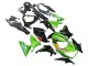 Carena Moto Kawasaki Z800 2013-2018 - Verde Nero Lucido Rosso Giallo