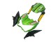 Carena Moto Kawasaki Z800 2013-2018 - Verde Nero Lucido Rosso Giallo