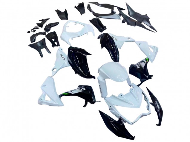 Carena Moto Kawasaki Z800 2013-2018 - Bianco Nero Lucido Verde