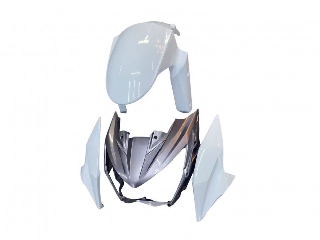 Carena Moto Kawasaki Z800 2013-2018 - Bianco Verde Argento Nero