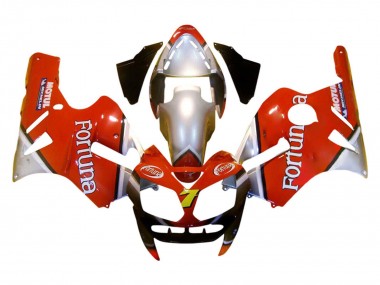 Carena Moto Kawasaki ZX12R 2002-2006 - Rosso Argento Fortuna Fabbrica