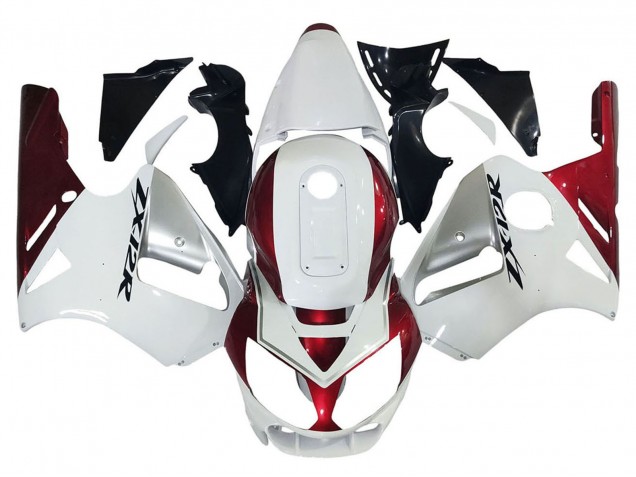 Carena Moto Kawasaki ZX12R 2002-2006 - Bianco Rosso Nero
