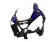 Carena Moto Kawasaki ZX9R 2000-2001 - Nero Lucido Blu Fiamma Bianco