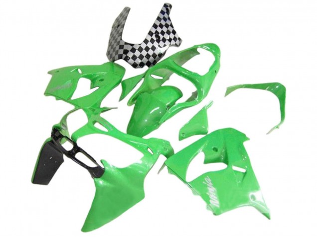 Carena Moto Kawasaki ZX9R 2000-2001 - Verde Nero Bianco Ninja