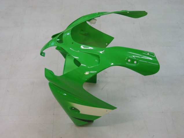 Carena Moto Kawasaki ZX9R 2000-2001 - Verde Argento Nero