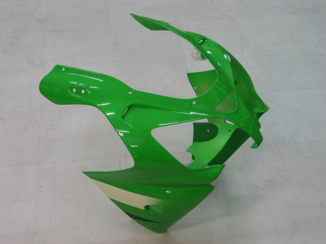 Carena Moto Kawasaki ZX9R 2000-2001 - Verde Argento Nero
