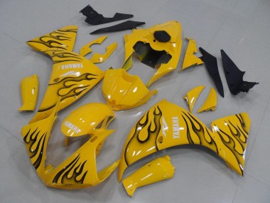 Carena Moto Yamaha YZF R1 2009-2011 - Giallo Nero Fiamma Fabbrica
